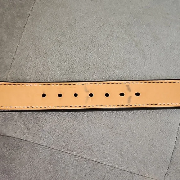 JM4 Tactical Double Shot Gun Holster Belt. Heavyduty Black Leather. 33"L × 1.5"W - Picture 5 of 7